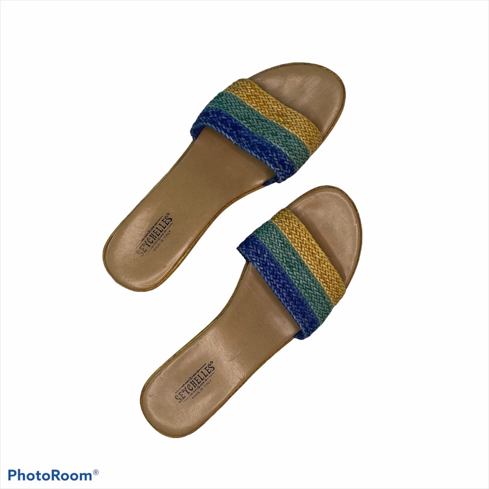 Seychelles Chunky Cork Heeled Sandals, Slip Wedges